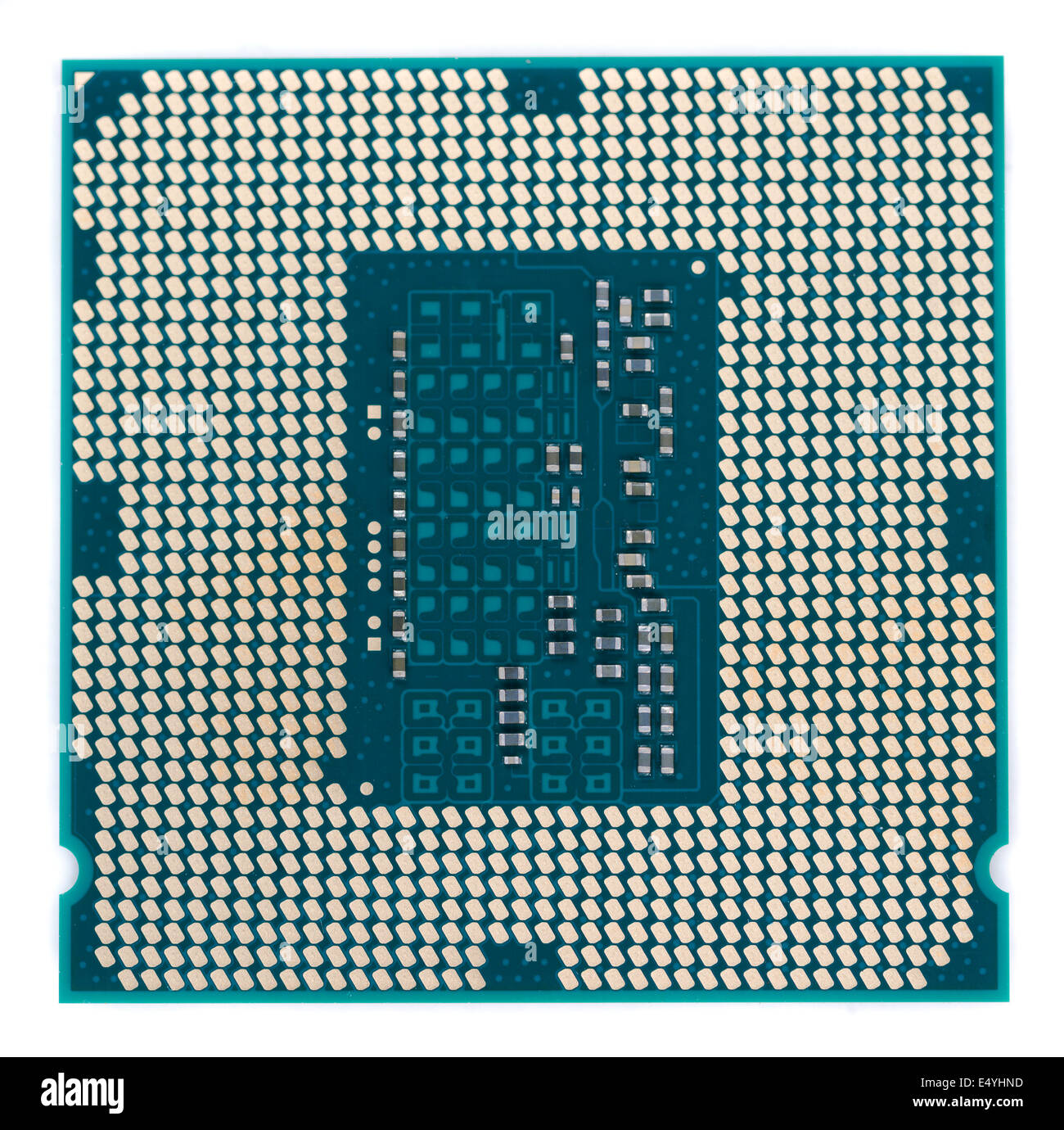 Vista ravvicinata di una CPU del computer Foto Stock