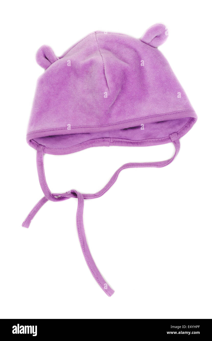 I bambini del cappello con stringhe Foto Stock