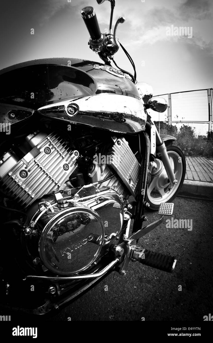 Madrid, Spagna. Il 26 giugno 2010. Riunione Harley Davidson. Foto Stock