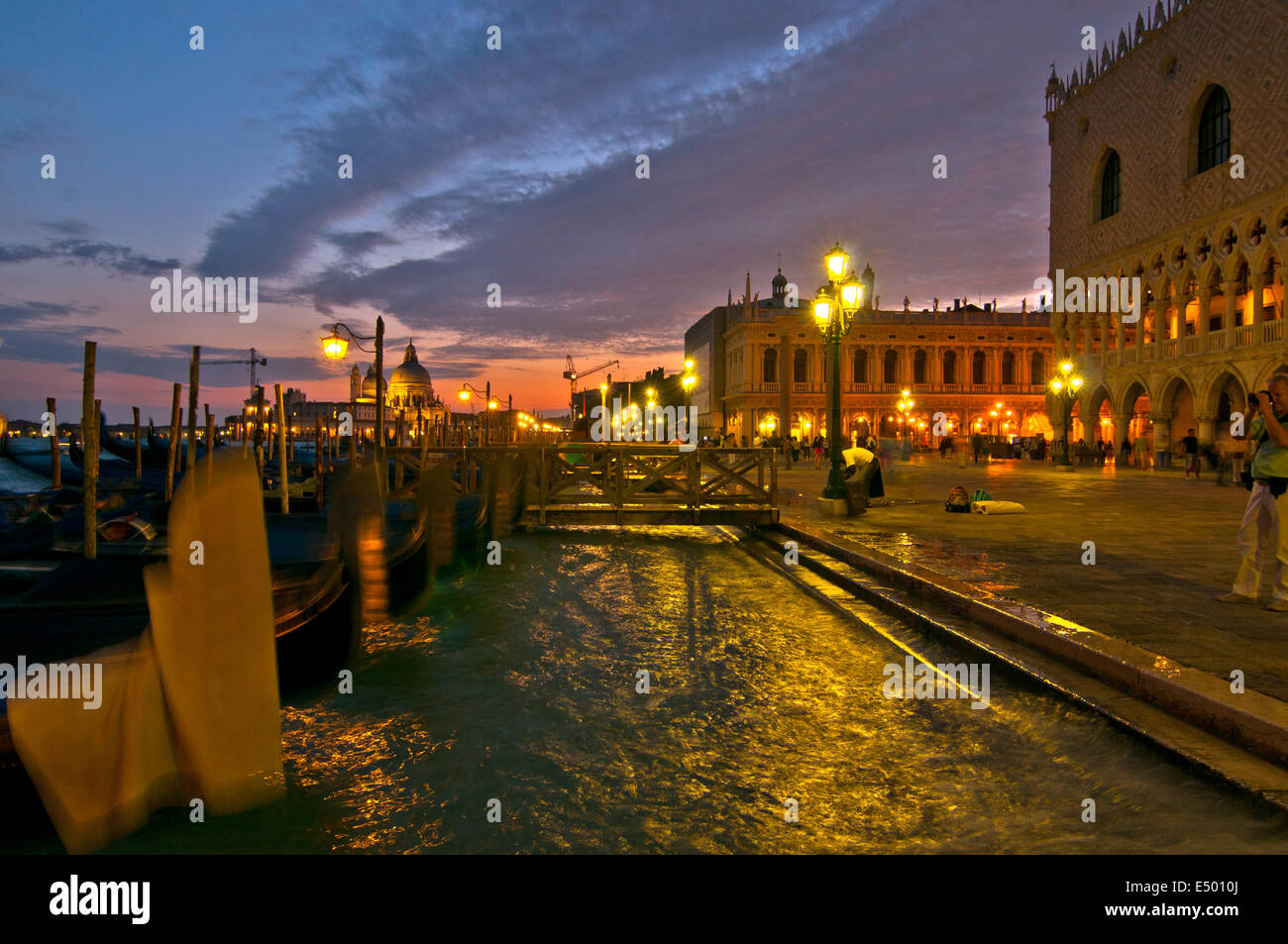 Venezia Italia inusuale veduta panoramica Foto Stock