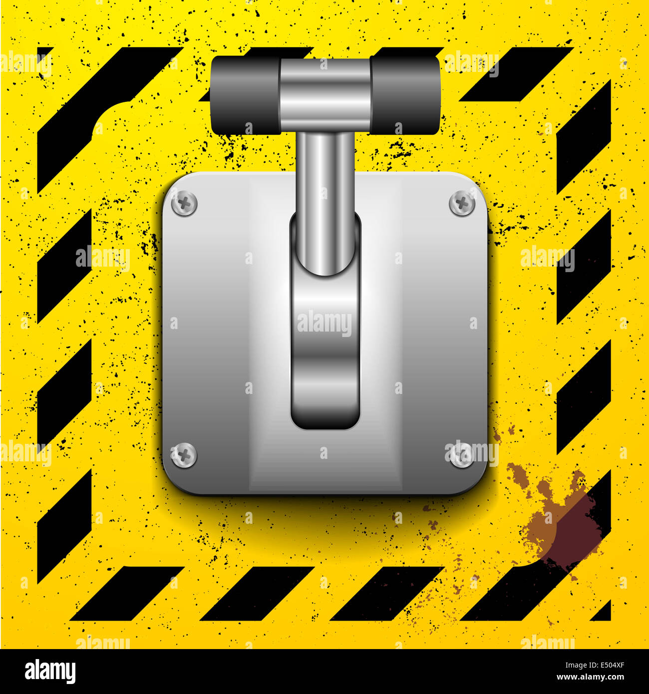 Interruttore a leva Foto Stock