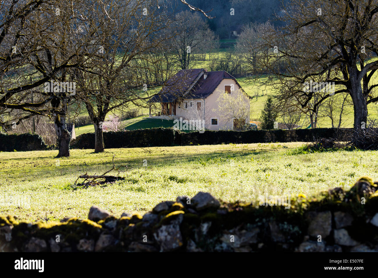 Rustico Saint-Jean-Lespinasse Francia Foto Stock