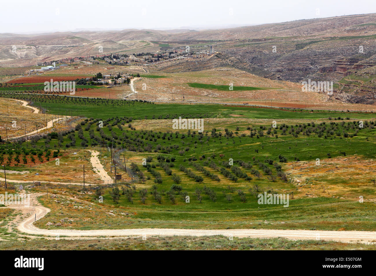 Terra santa paesaggio Foto Stock