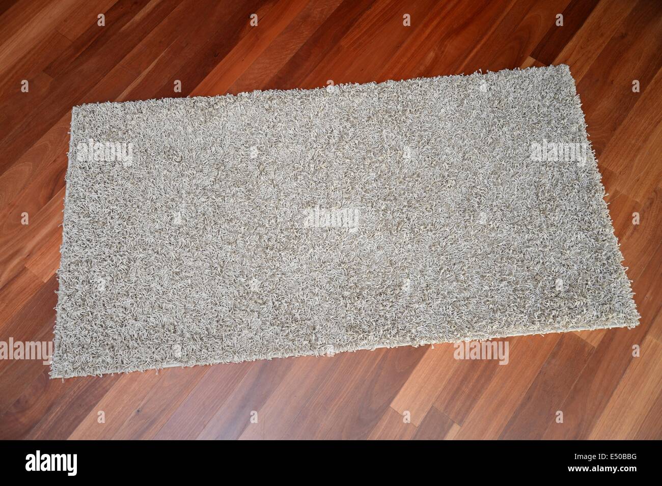 Un tappeto pavimento isolato su uno sfondo semplice Foto Stock