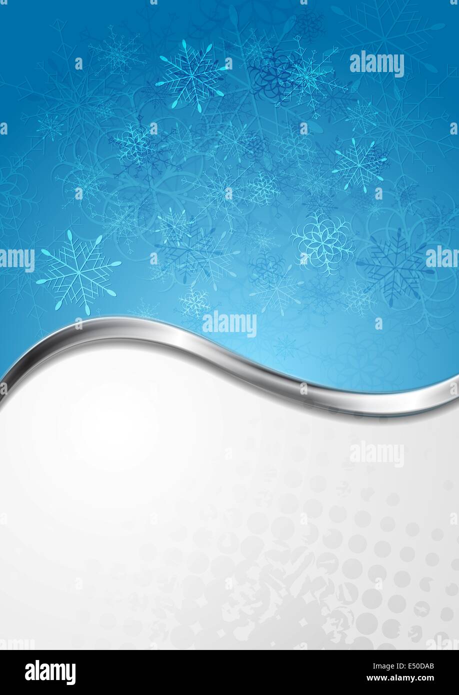 Luminose grunge Xmas design con onda metallica Foto Stock