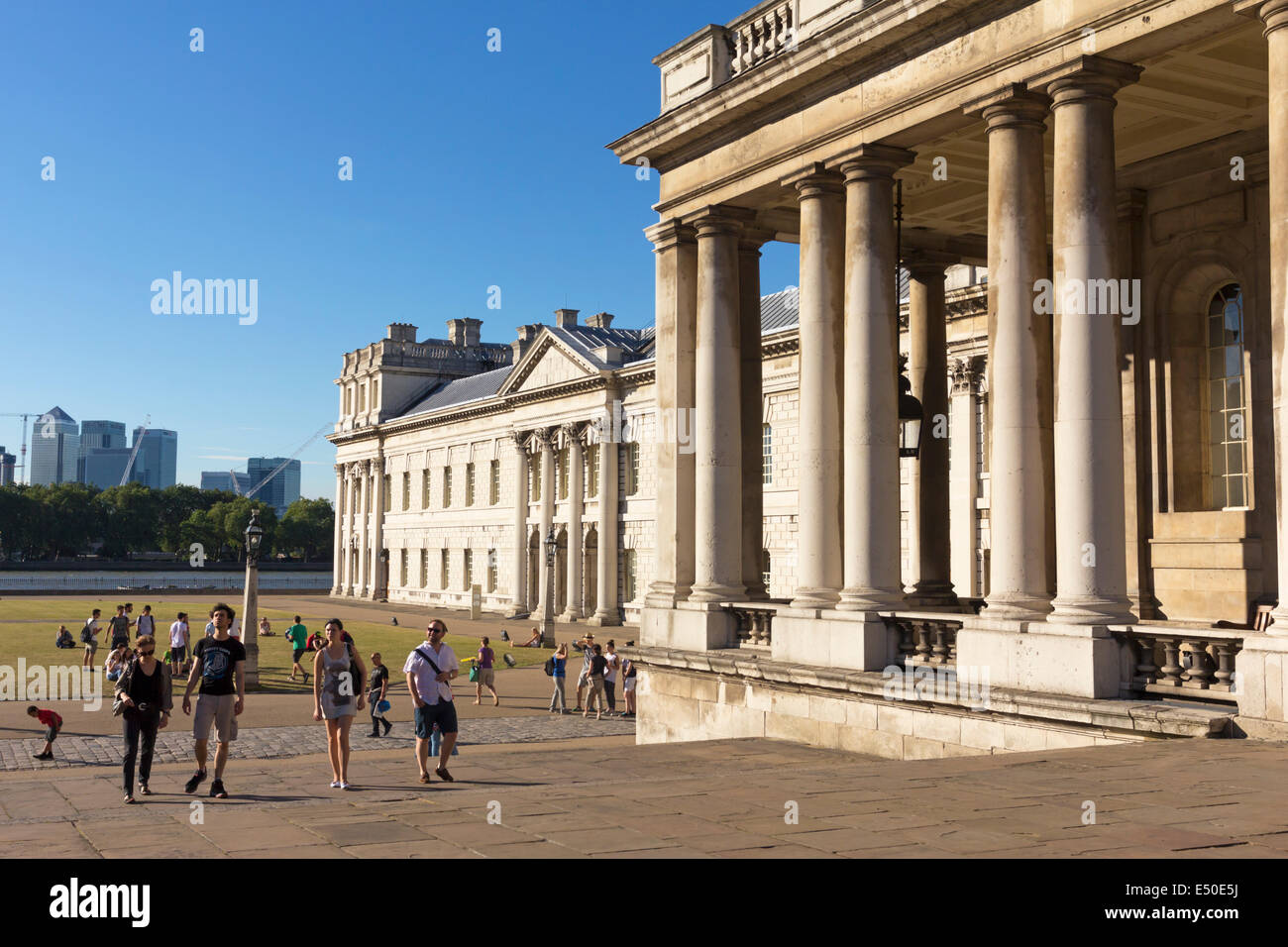Royal Naval College - Greenwich - Londra Foto Stock