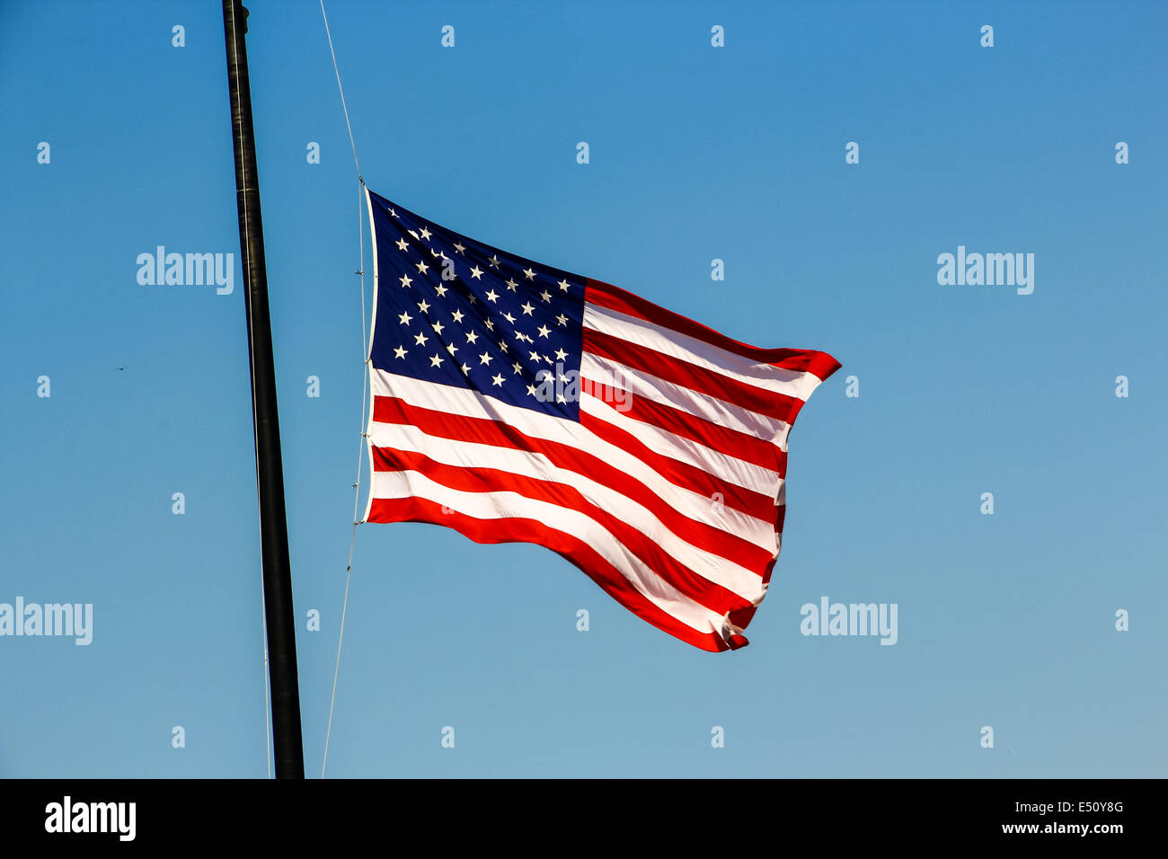 Stati Uniti bandiera nella città di New York Foto Stock