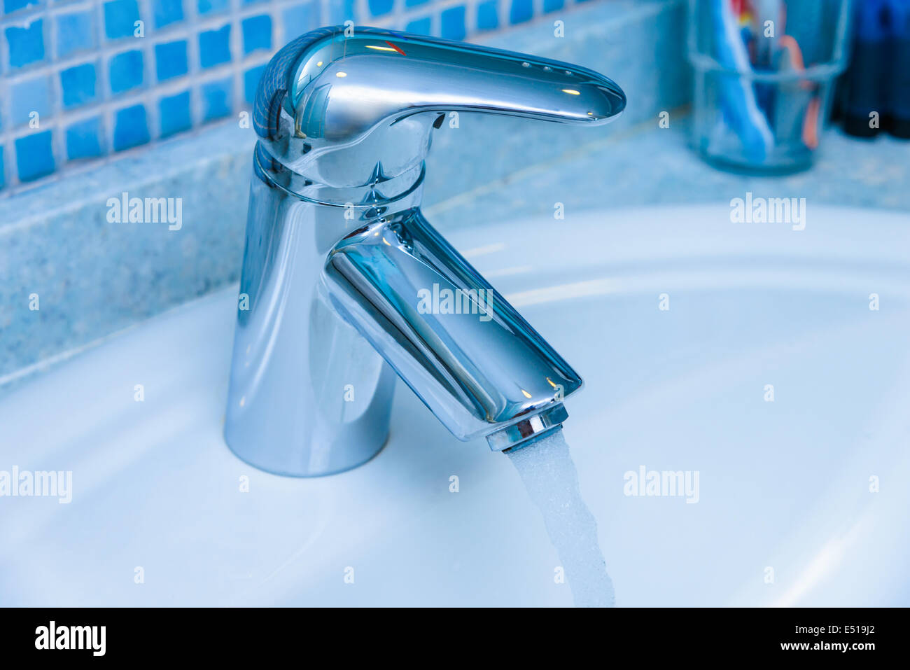 Acqua di rubinetto acqua Foto Stock