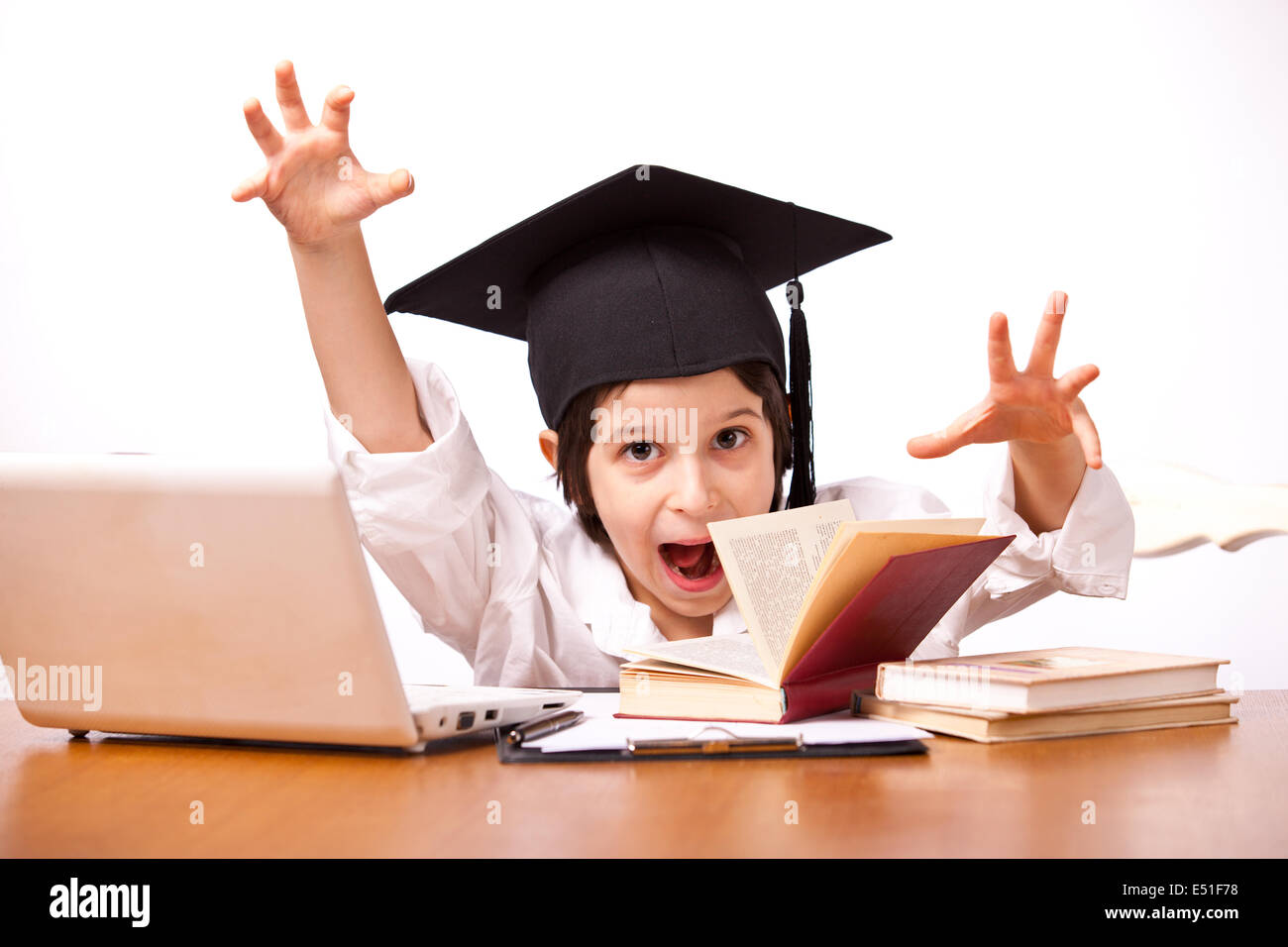 L'espressione bambini educazione Foto Stock