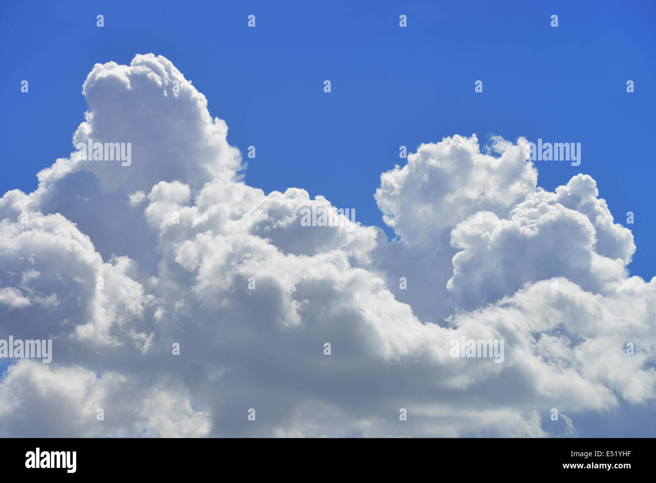 Cumulus nuvole, Germania Foto Stock