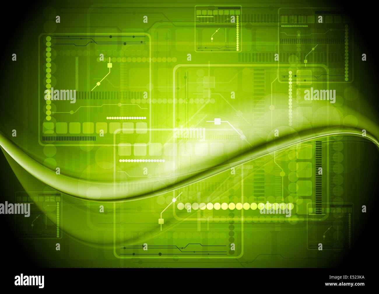 Tecnica astratta ondulata sfondo luminoso Foto Stock