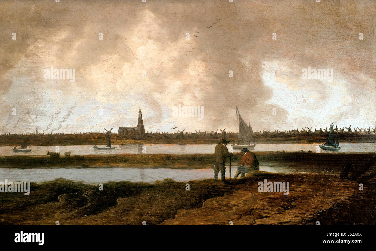 Mulini a vento Anthony Jansz van der barrare 1606-1663 olandese Paesi Bassi Foto Stock