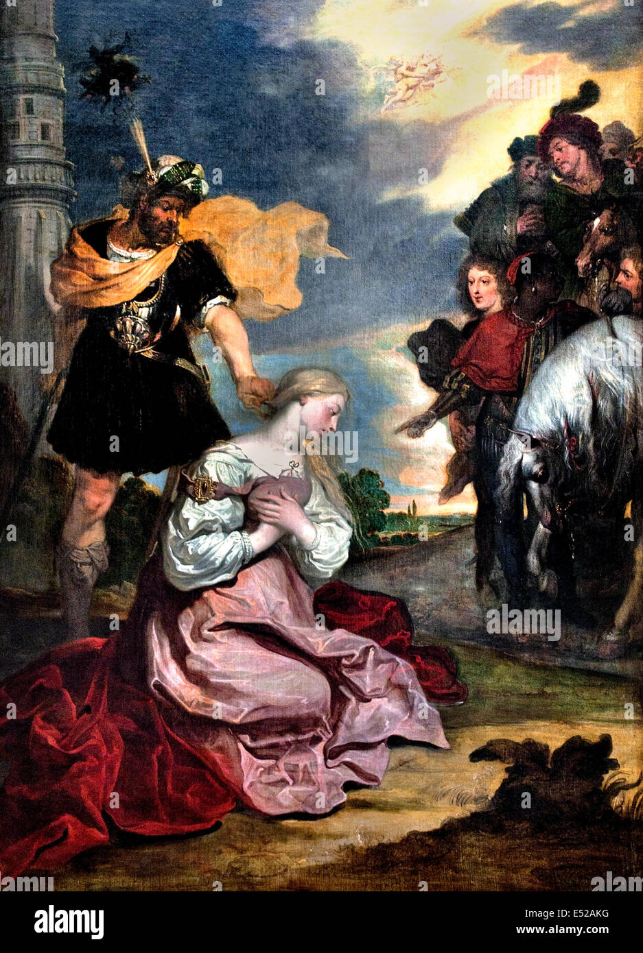 Il martirio di Santa Barbara 1635 Theodor van Thulden 1606-1669 olandese, Olanda Francia francese Foto Stock