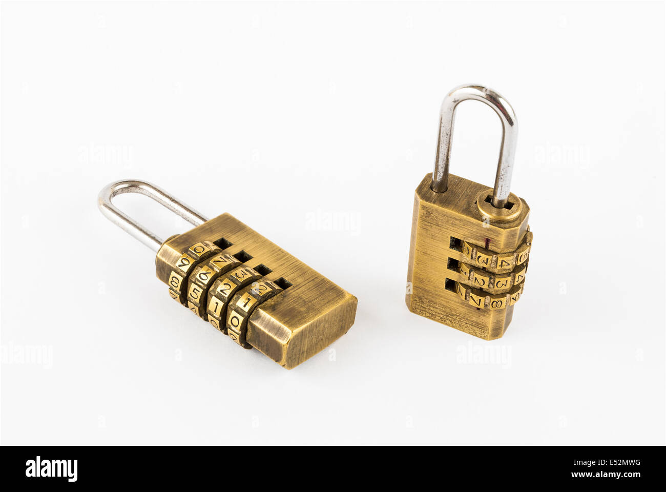 Coppia di codice d'oro le chiavi master. Foto Stock