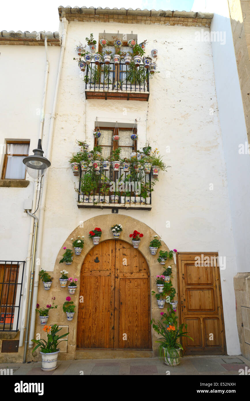 Plaça de L'Esglesia, Xàbia (Jávea), Provincia di Alicante, il Regno di Spagna Foto Stock