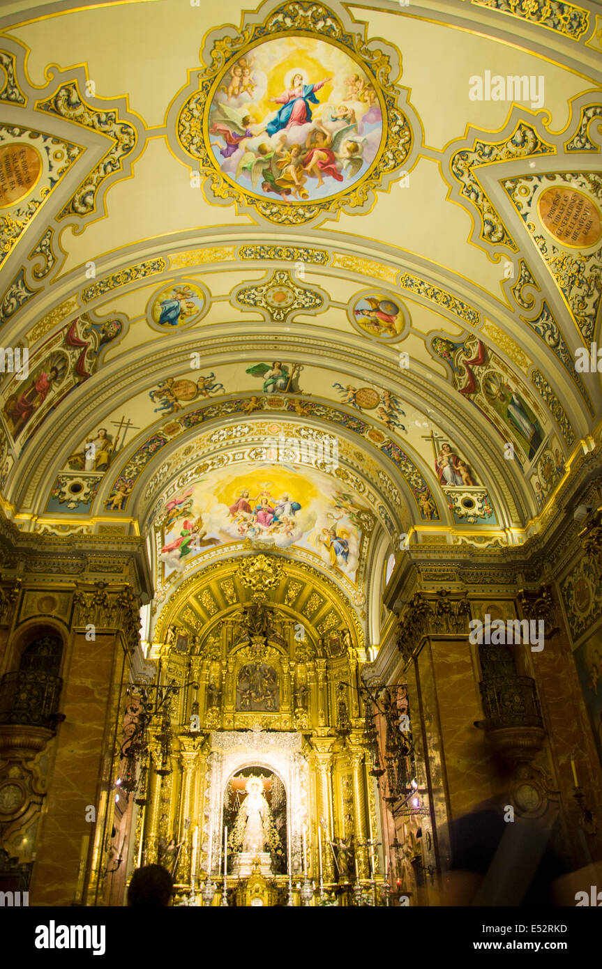 Macarena Basilica de Santa Maria de la Esperanza chiesa di Siviglia Spagna Foto Stock