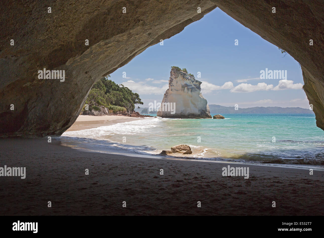 Hoho te Rock visto da dentro il tunnel Foto Stock