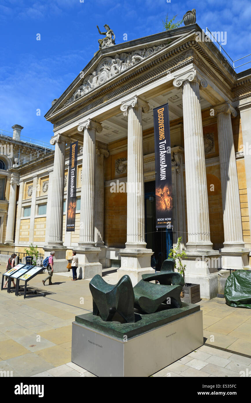 Il museo Ashmolean Museum, Beaumont Street, Oxford, Oxfordshire, England, Regno Unito Foto Stock