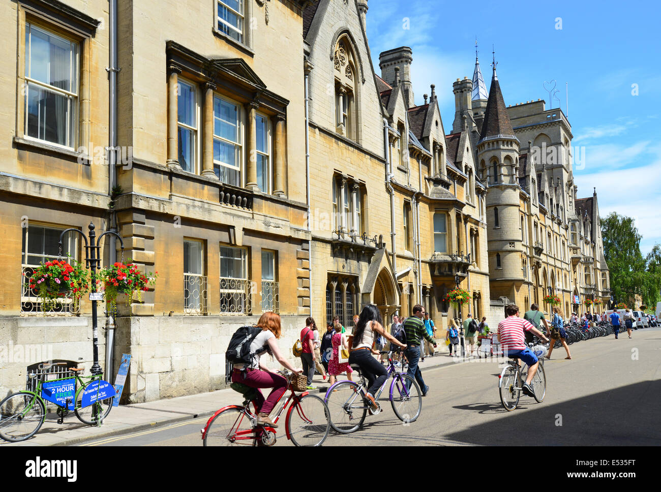 Balliol College, Broad Street, Oxford, Oxfordshire, England, Regno Unito Foto Stock