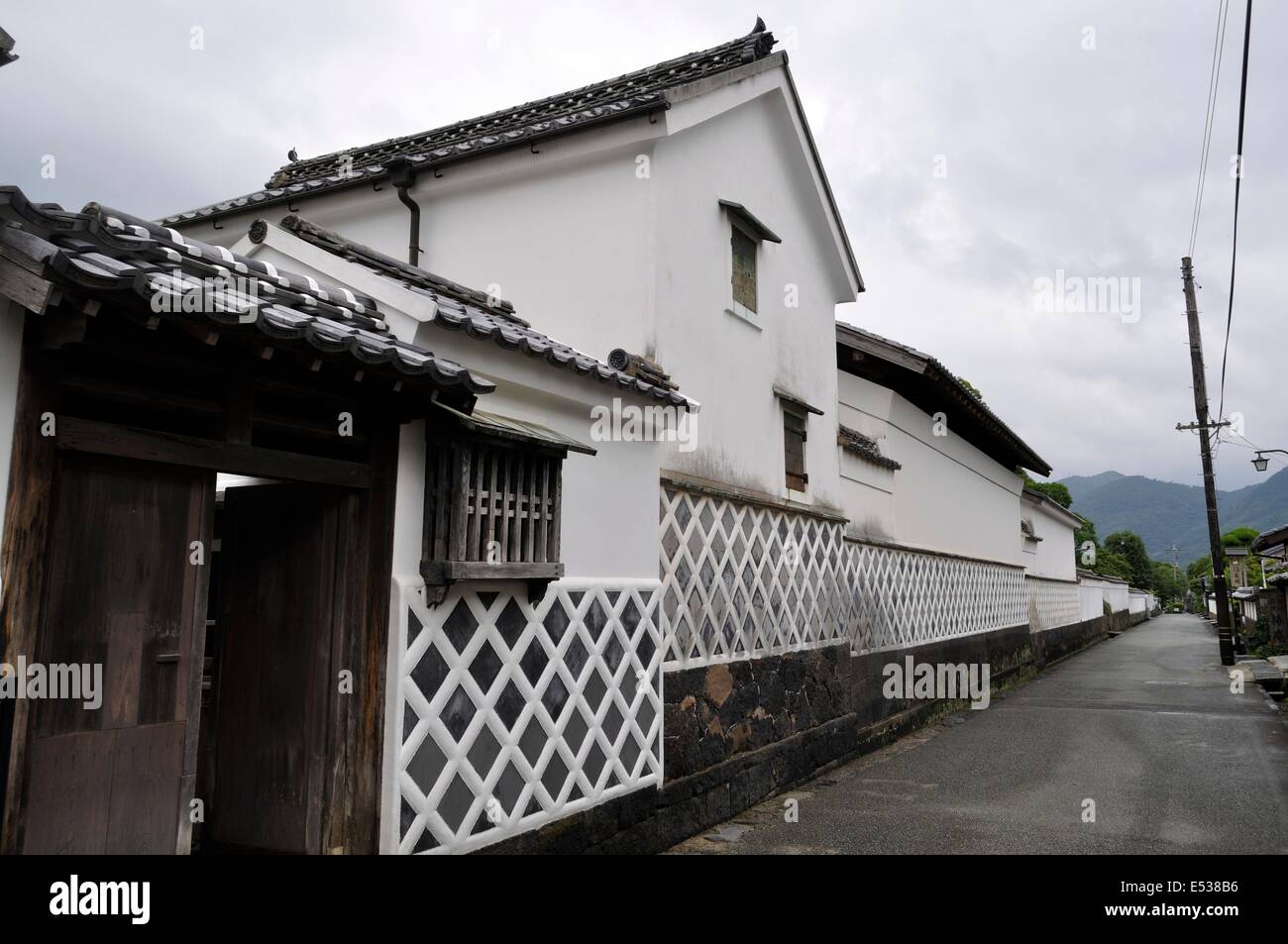 Kikuya street,Hagi,Yamaguchi,Giappone Foto Stock