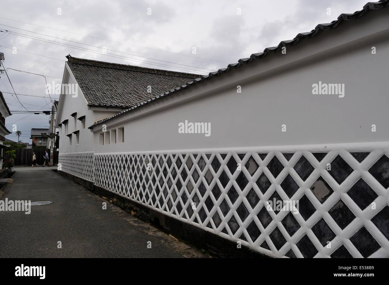 Kikuya street,Hagi,Yamaguchi,Giappone Foto Stock