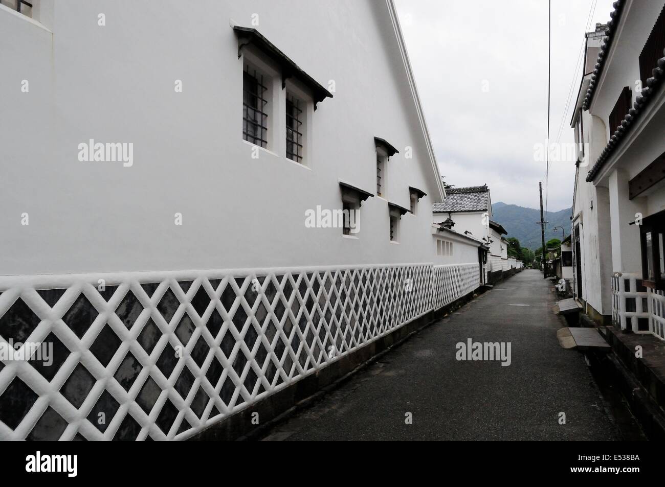 Kikuya street,Hagi,Yamaguchi,Giappone Foto Stock