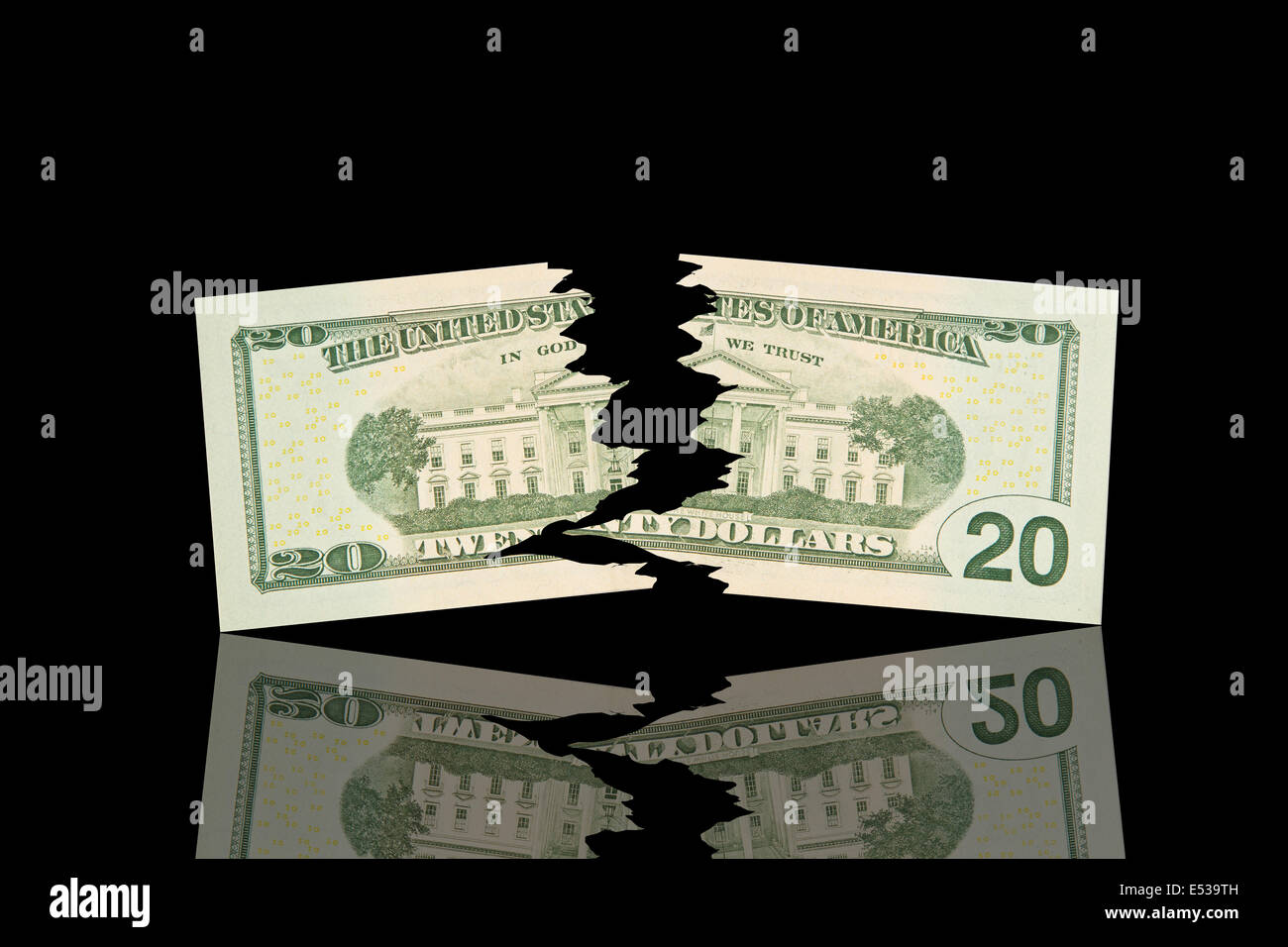 fattura del dollaro Foto Stock