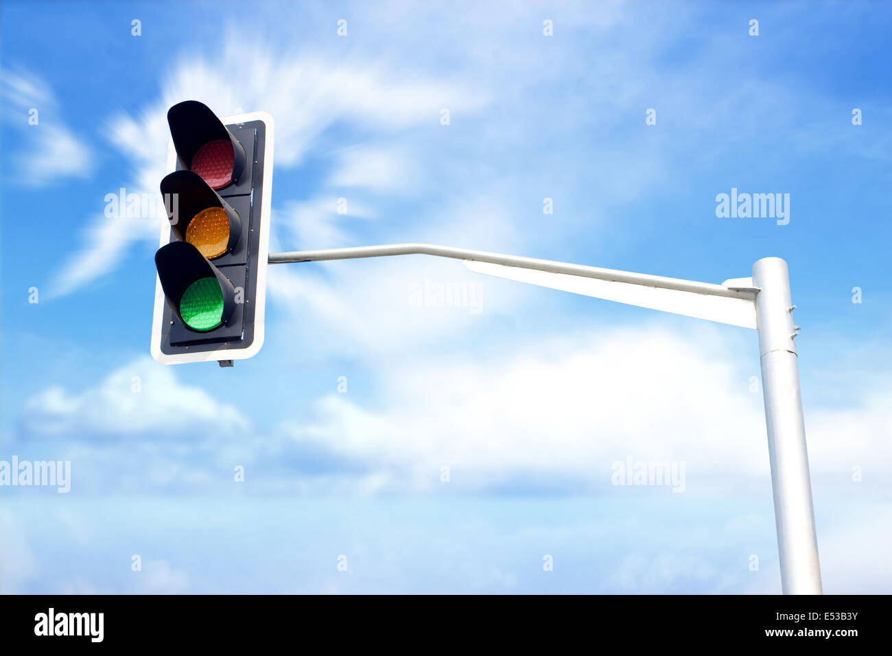 Concetto di semafori Foto Stock