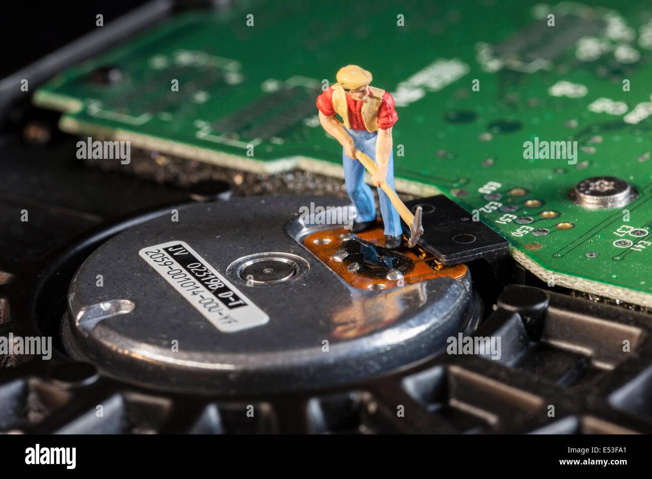 Estrazione mineraria di dati Foto Stock