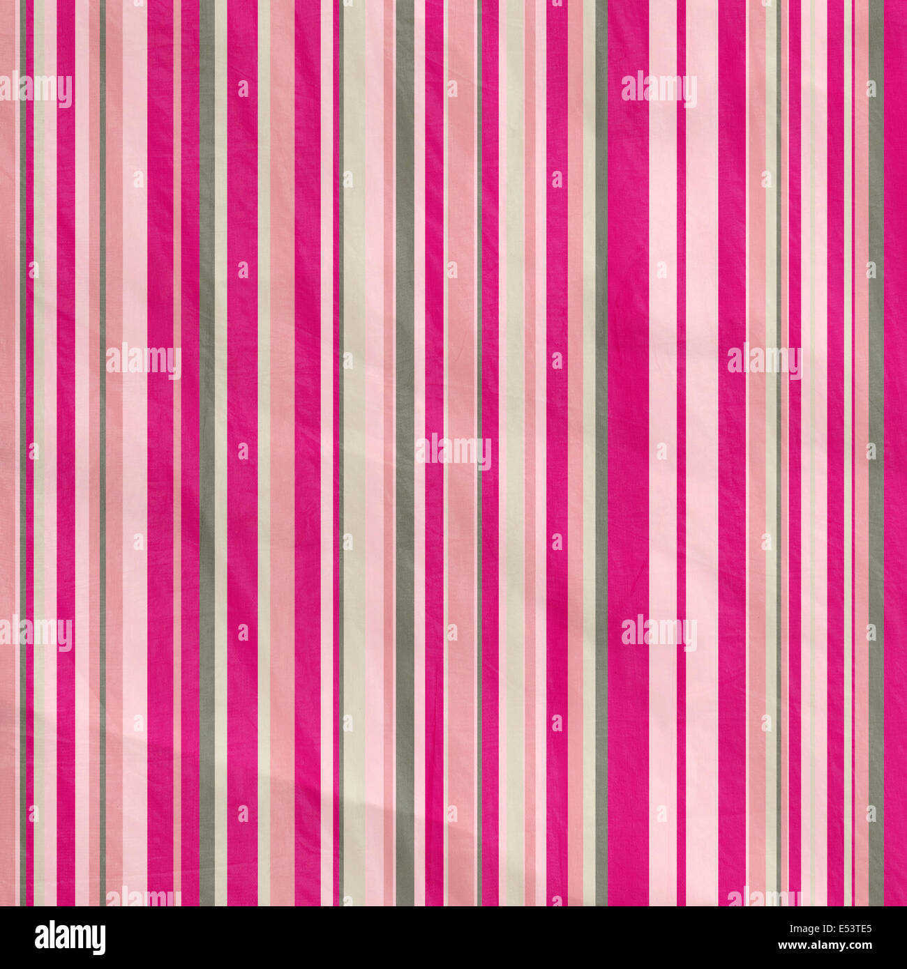 Retrò motivo a strisce in grigio e rosa Foto Stock