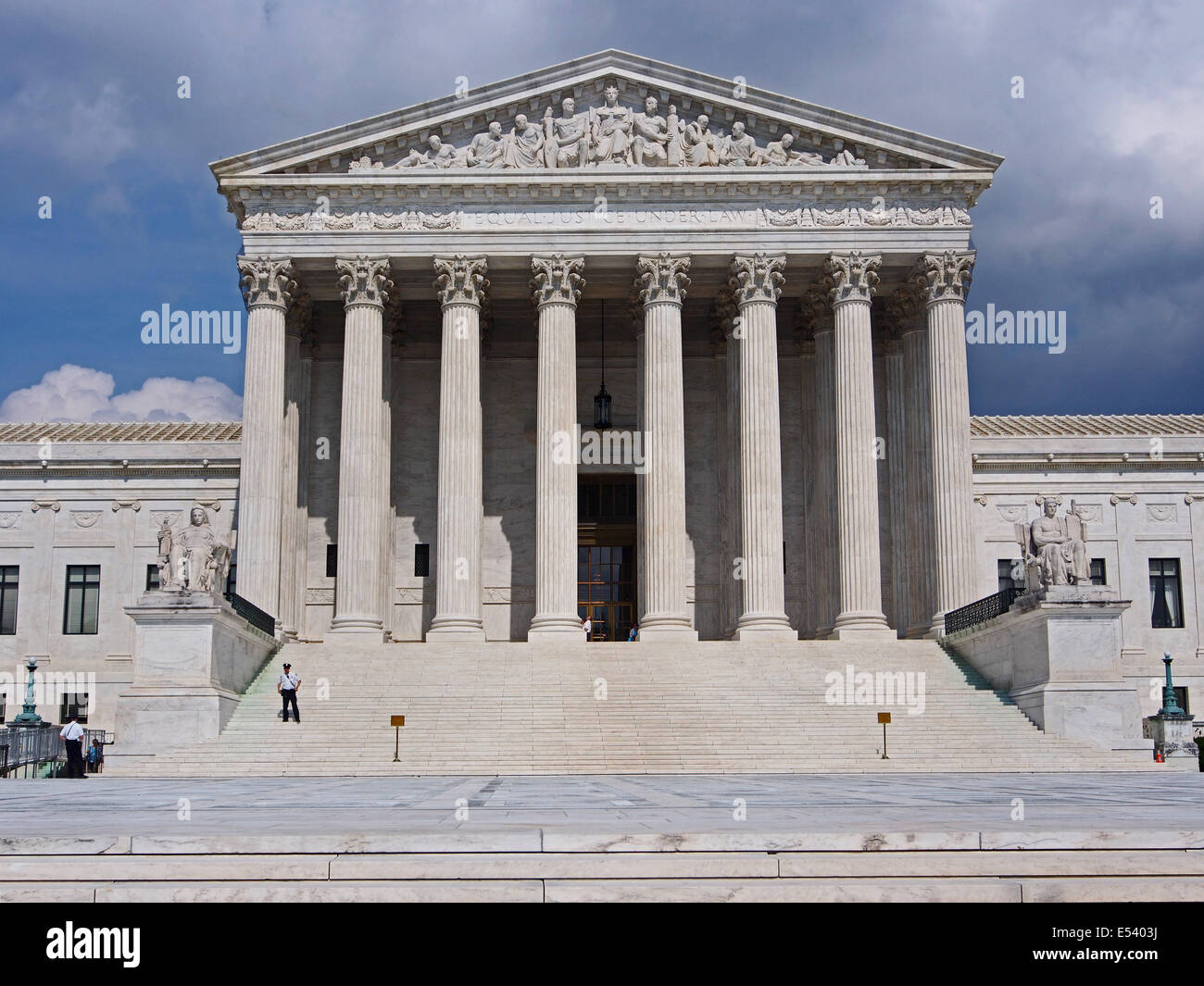 La Corte suprema degli Stati Uniti la costruzione di Washington Foto Stock