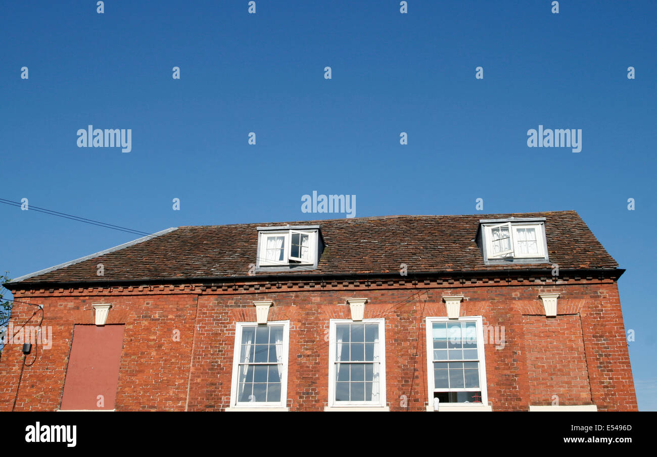 Imposta la finestra bloccata windows Worcester Worcestershire Inghilterra |REGNO UNITO Foto Stock