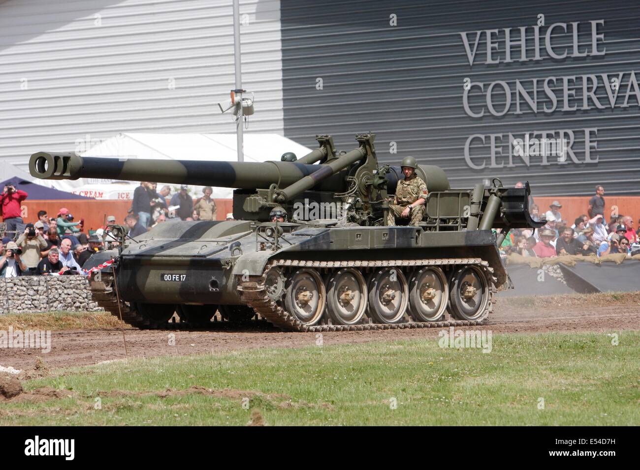 M110A1 semoventi - Pistola Bovington Foto Stock