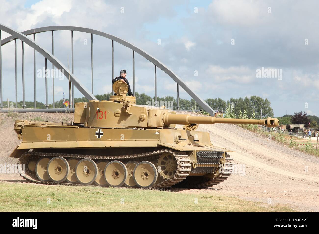 Tiger 1 - sd Kfz 181 Panzerkampfwagen VI Ausf E Foto Stock