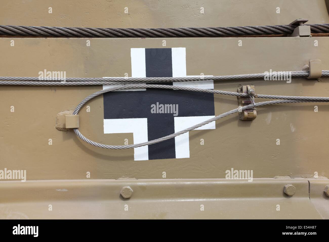 Tiger 1 - sd Kfz 181 Panzerkampfwagen VI Ausf E Foto Stock