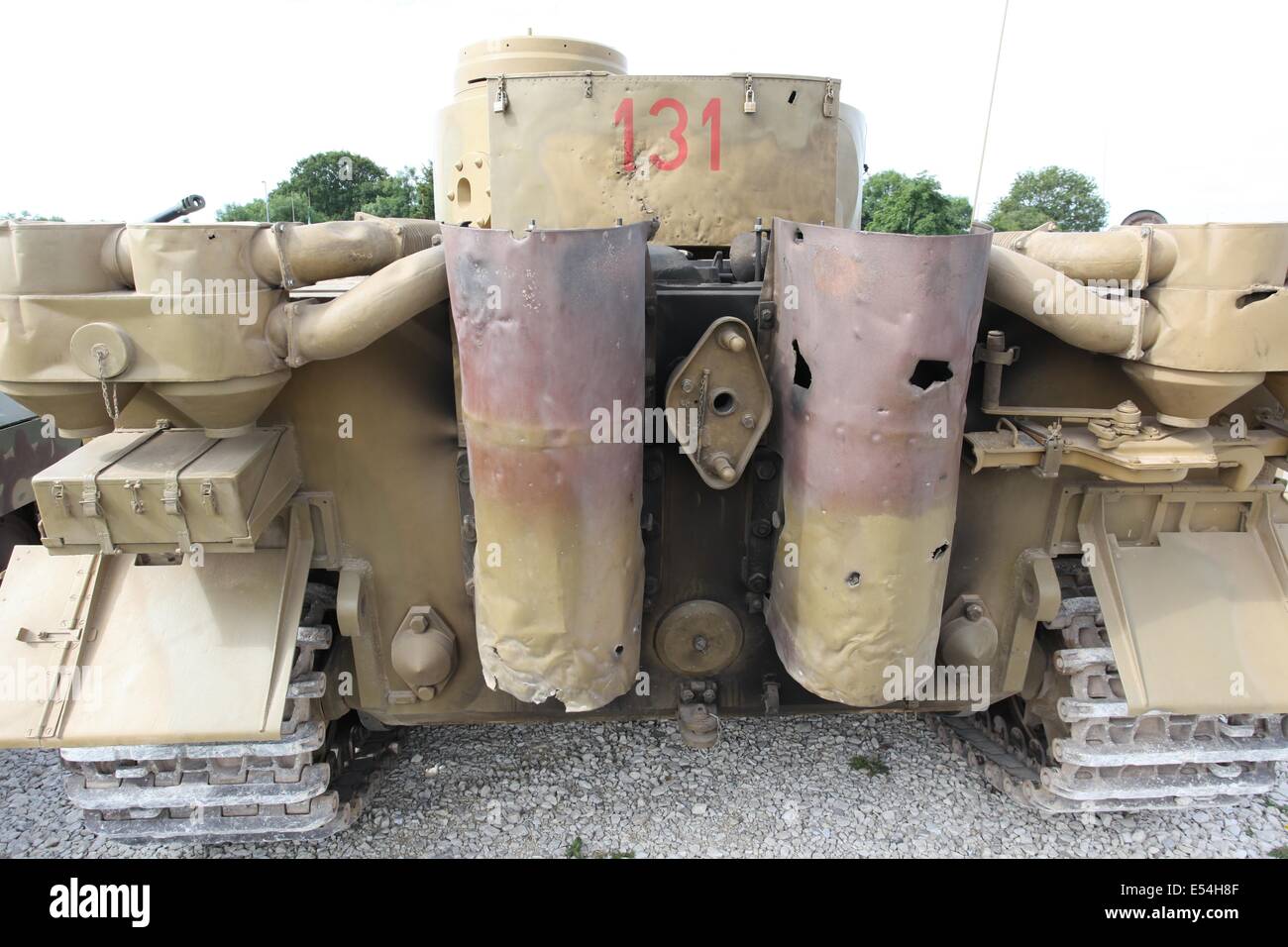 Tiger 1 - sd Kfz 181 Panzerkampfwagen VI Ausf E Foto Stock