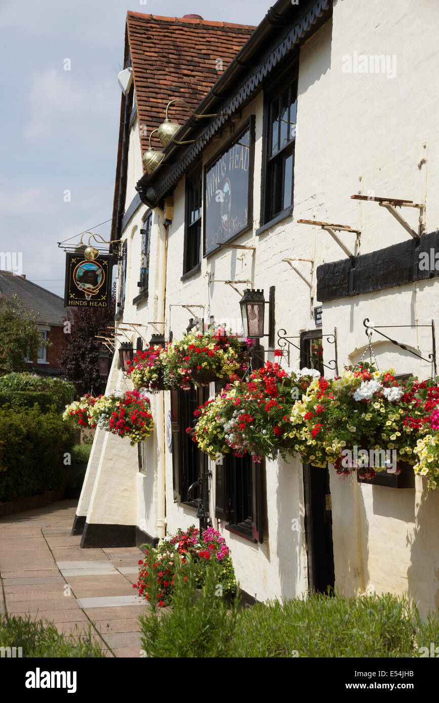 Le Cerve Head Hotel nel villaggio di Bray Berkshire REGNO UNITO Foto Stock