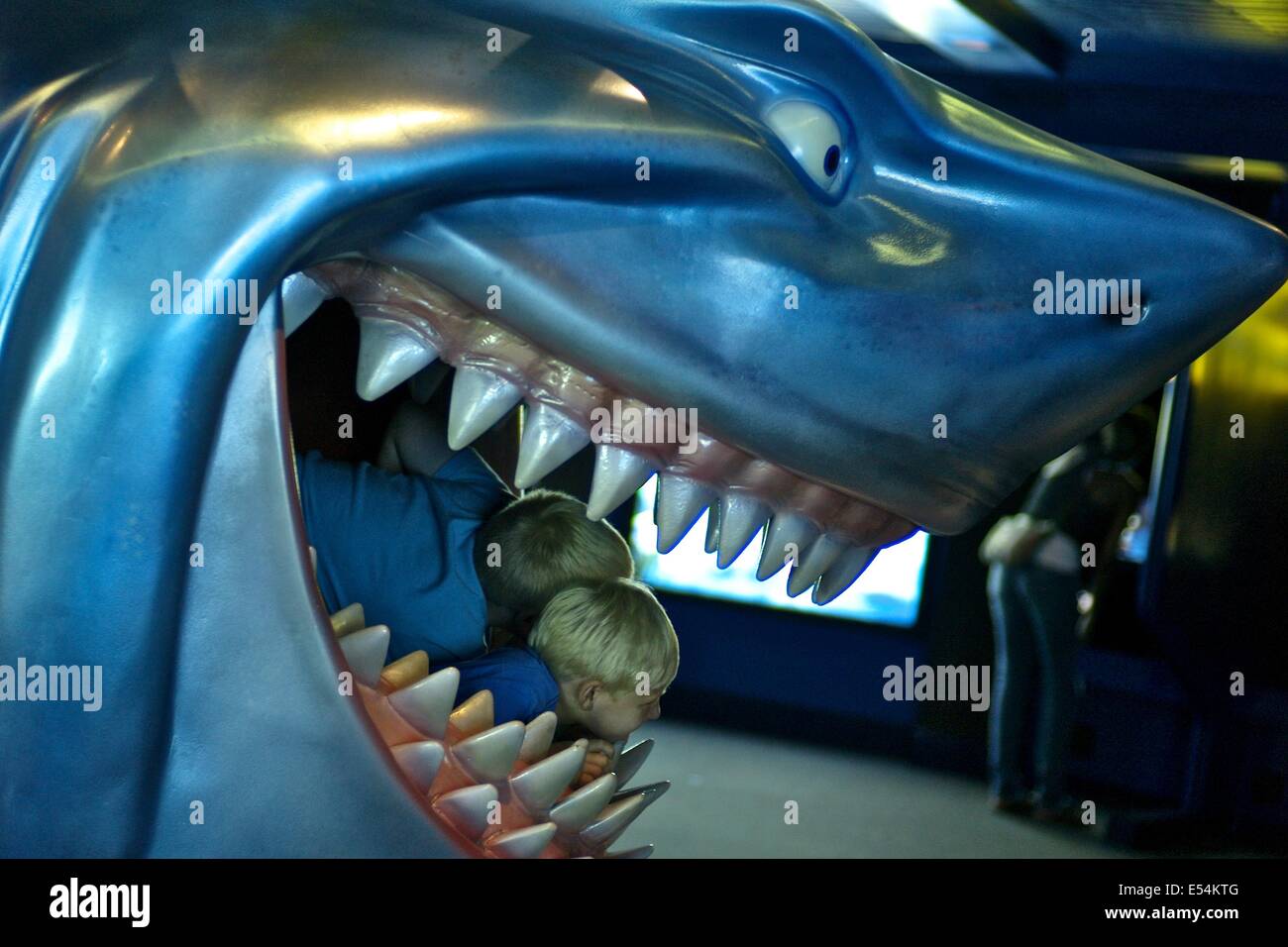 I Mari con Nemo e amici attrazione al parco Epcot del Walt Disney World Foto Stock