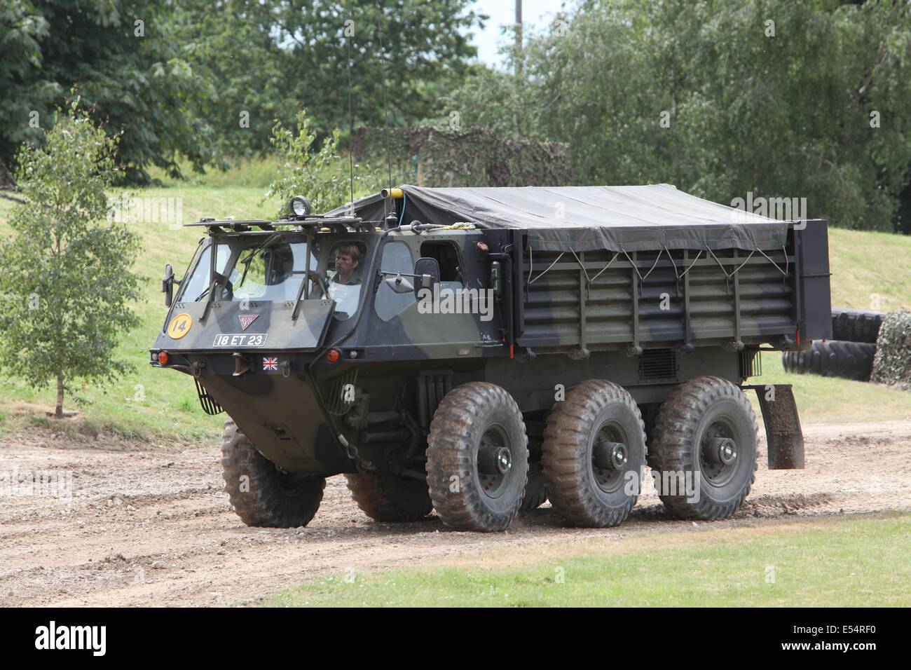 Alvis valorosa - Bovington Tankfest 2014 Foto Stock