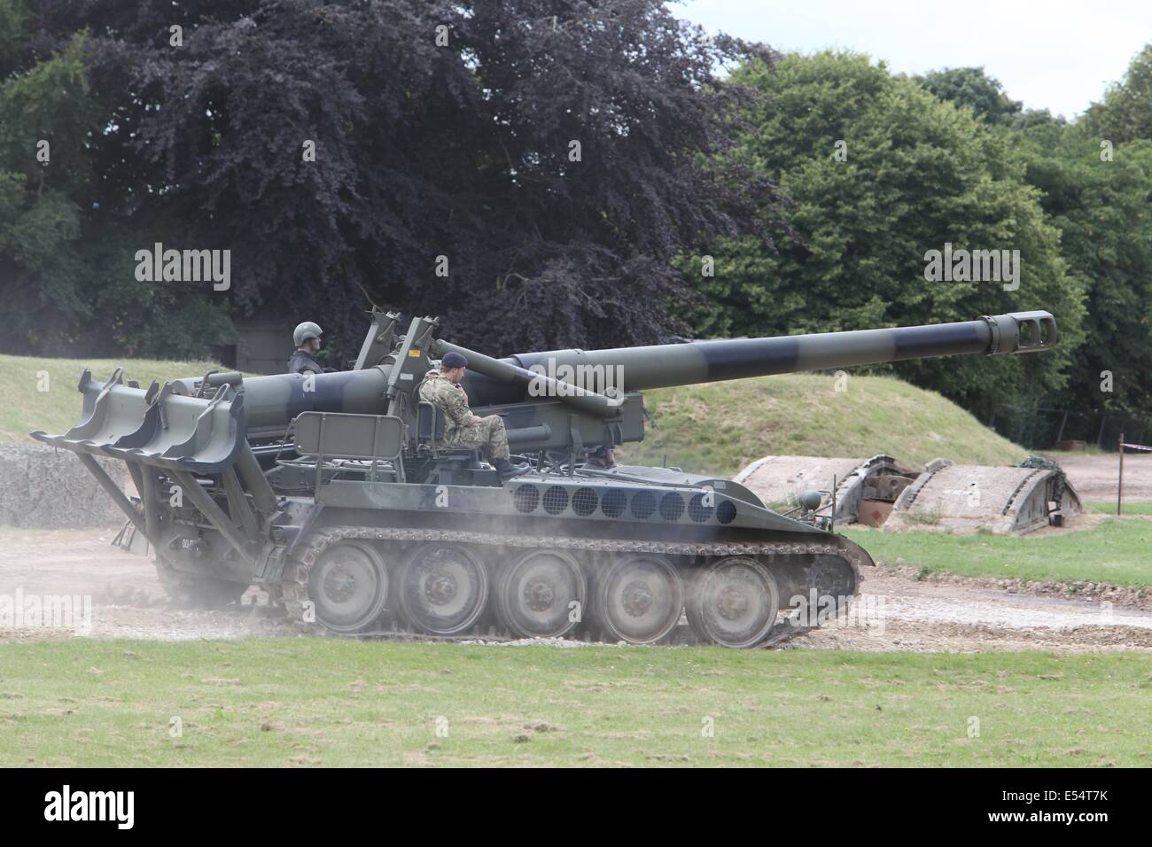 M110A1 Semoventi Gun Foto Stock