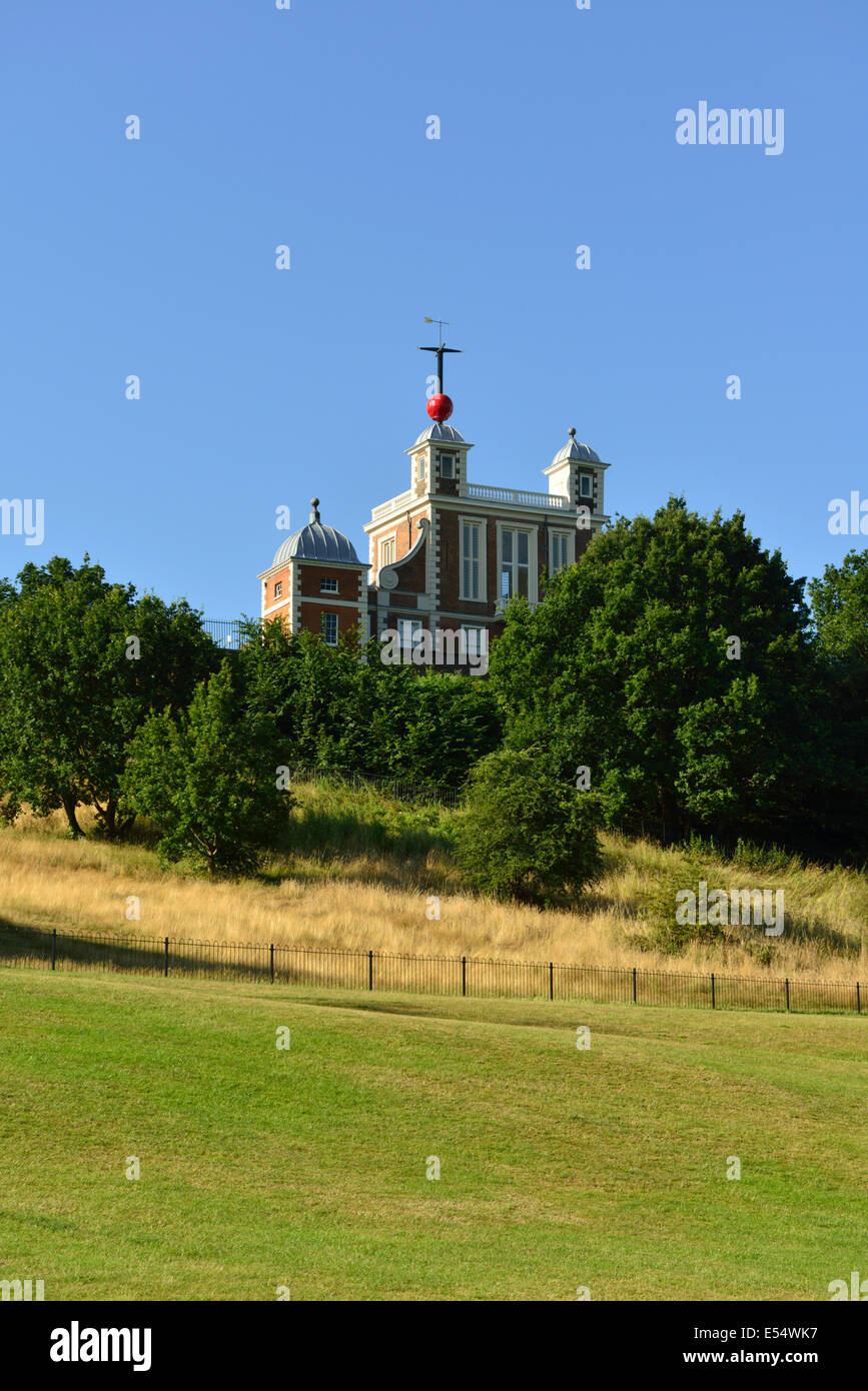 Osservatorio Reale, il parco di Greenwich, London, Regno Unito Foto Stock