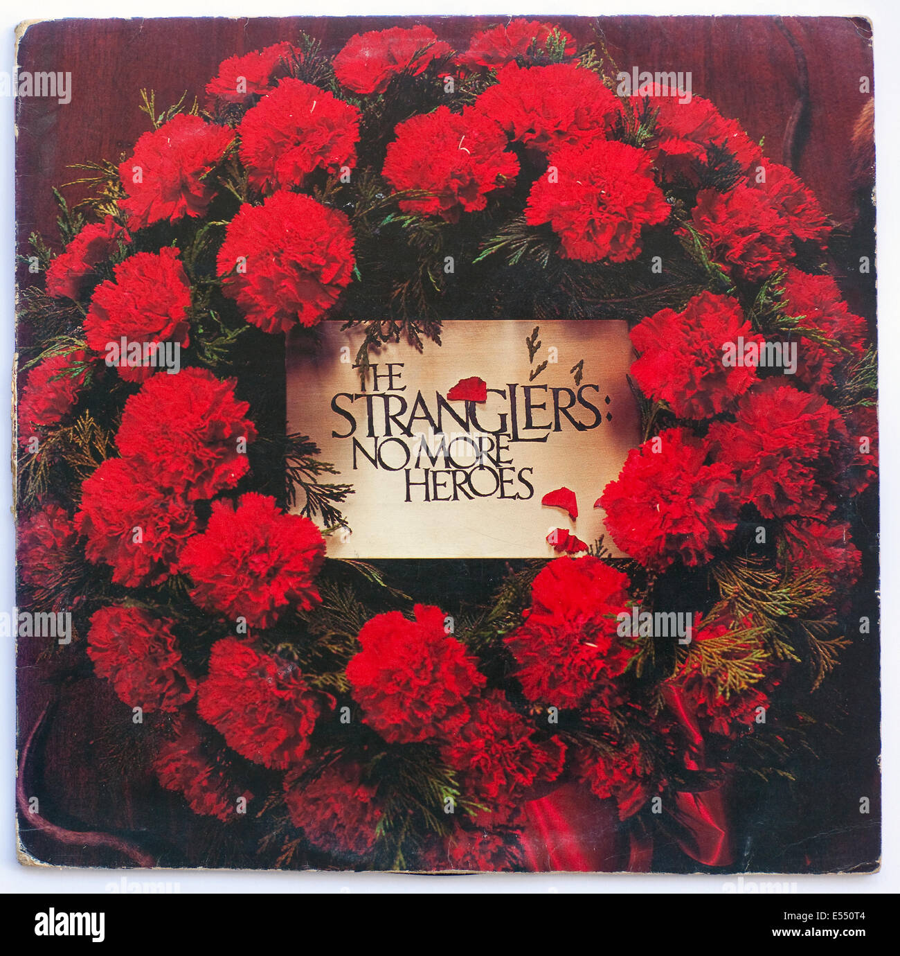 The Stranglers - No More Heroes copertina dell'album in vinile, pubblicato nel 1977 su United Records - solo per uso editoriale Foto Stock