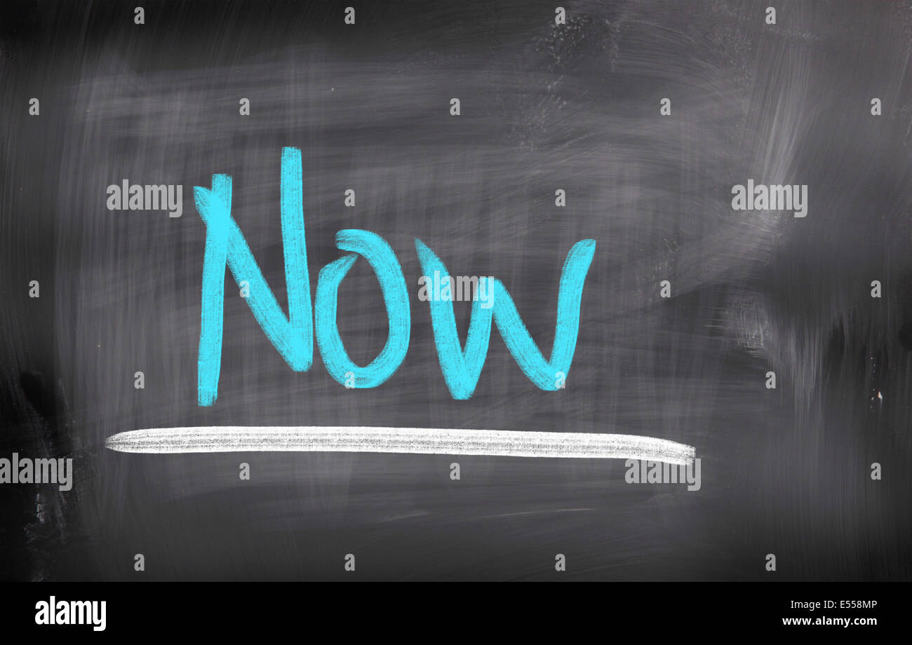 Ora il concetto Foto Stock
