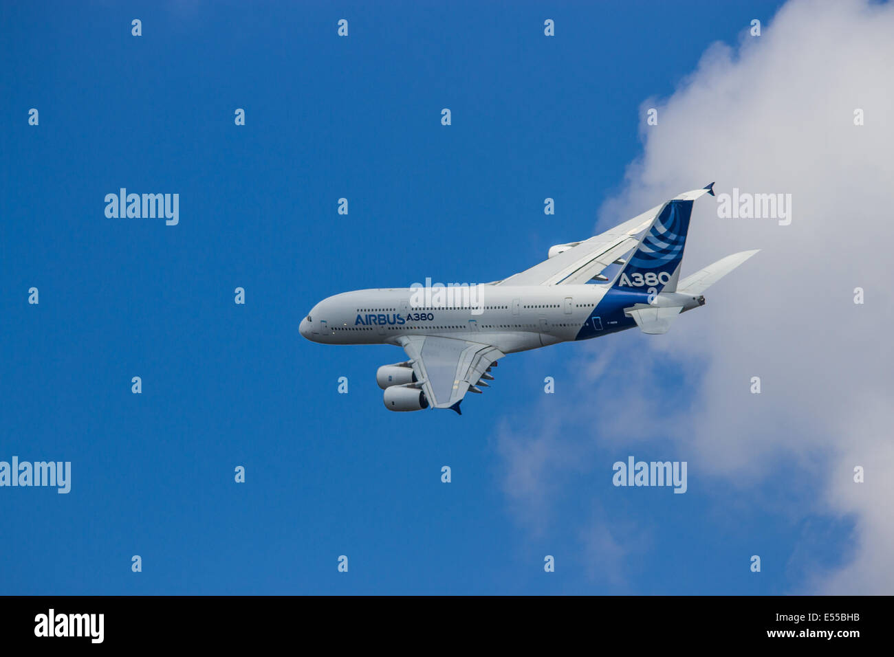 A Farnborough International Air Show il 15 Luglio 2014 Foto Stock