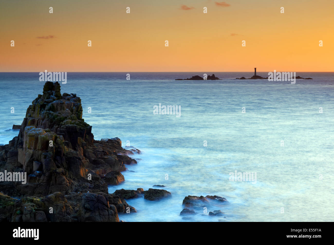 L'ultimo colpo di sera e il mio preferito. Questo è stato il momento clou della nostra settimana. Era 20:55 Quando ho scattato questa foto. Foto Stock