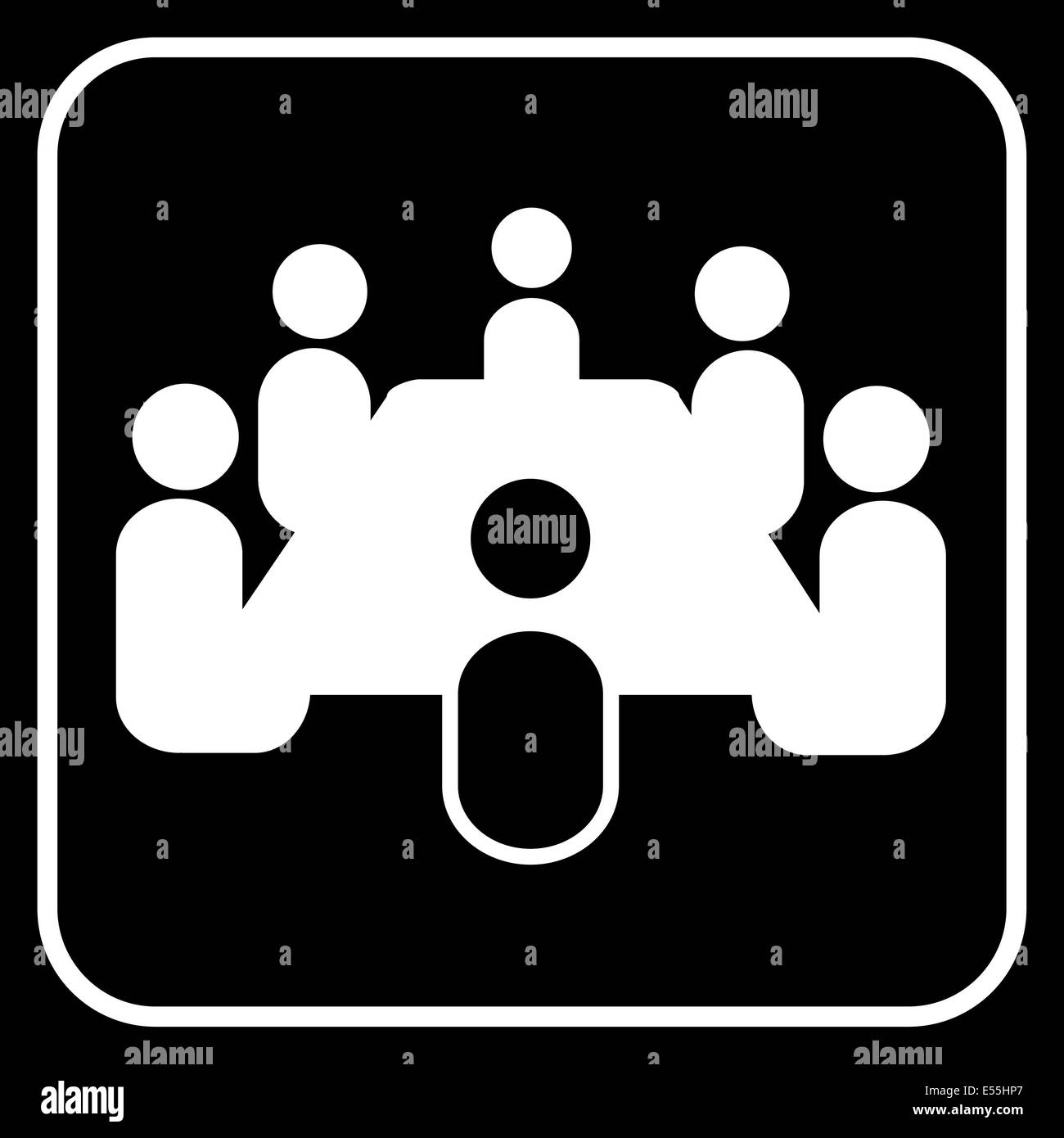 simbolo di riunione Foto Stock