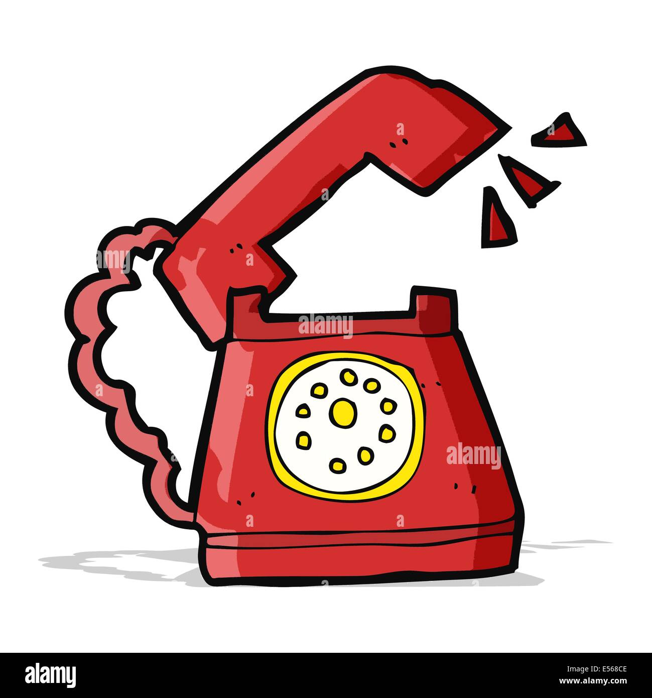 Cartoon telefono che squilla Immagine e Vettoriale - Alamy