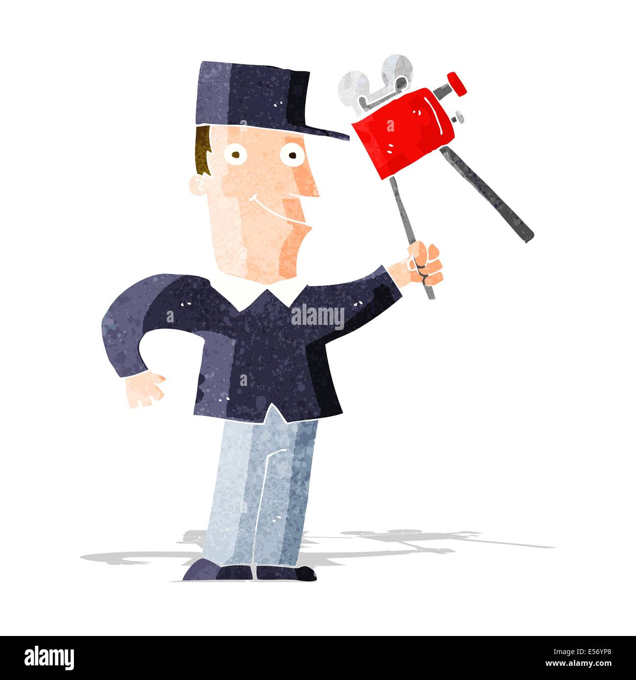 Cartoon film maker Illustrazione Vettoriale