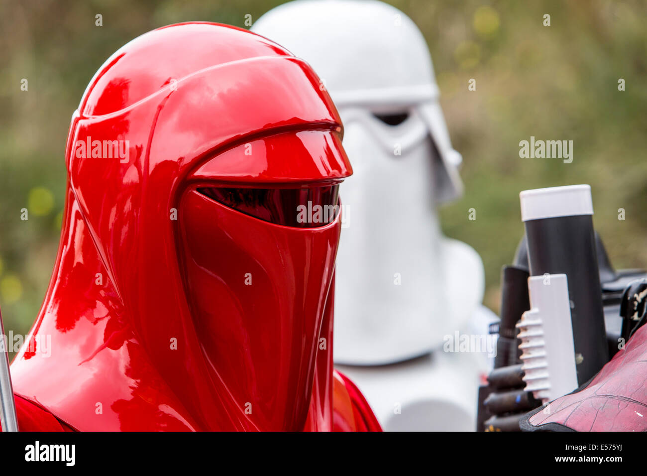 Gli attori del gruppo IG Renania prussiana, vive la storia del periodo 1880-1914, field camp, evento di fantasia, Foto Stock