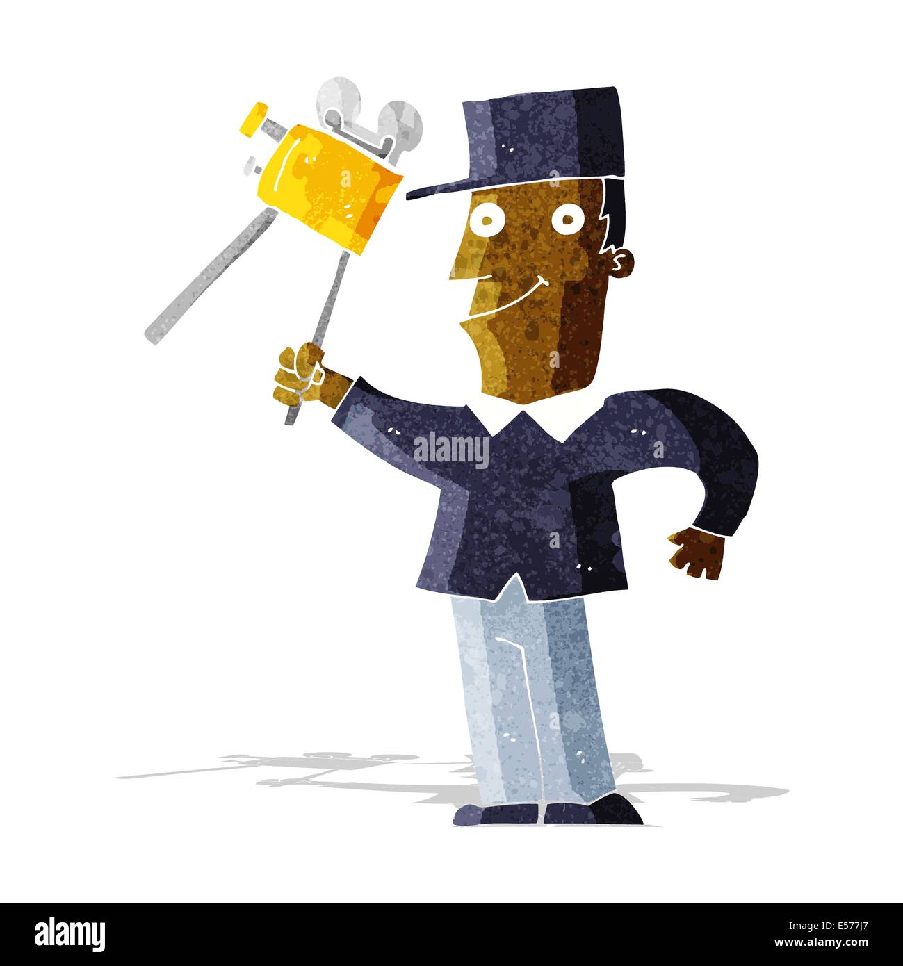 Cartoon film maker Illustrazione Vettoriale